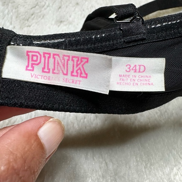 Pink VS Wear Everywhere Multi Way Push Up Bra in Black Women’s 34D - Picture 9 of 11